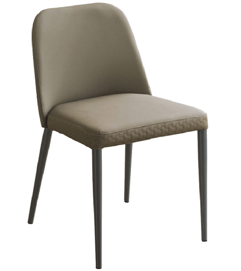 D813-4奧德綠色灰腳餐椅    坐深43 x 高46 cm