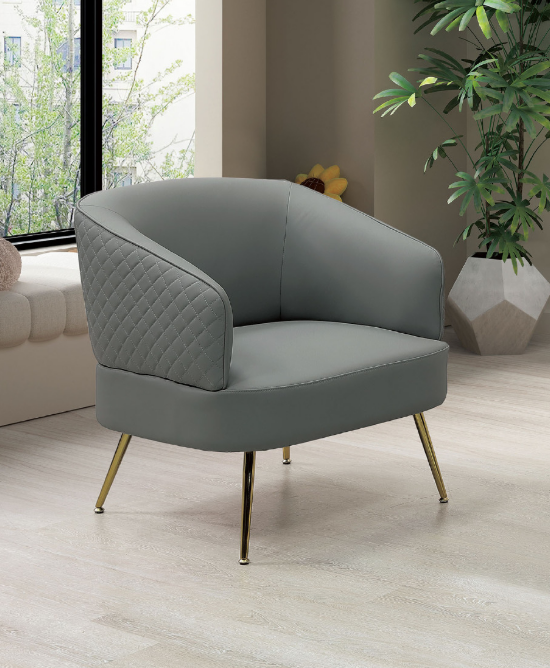 A228-01李歐貓抓皮休閒椅 藍