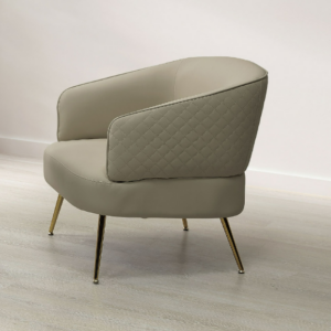 A228-02李歐貓抓皮休閒椅 米