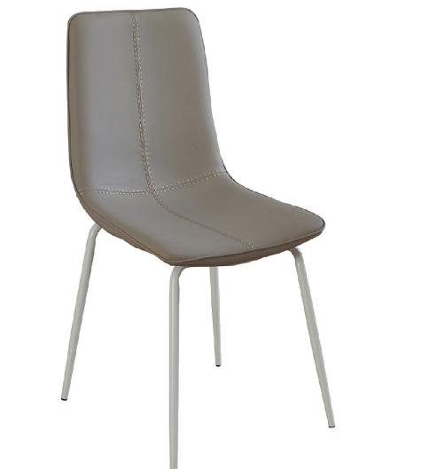 D816-2 凱特淺灰餐椅