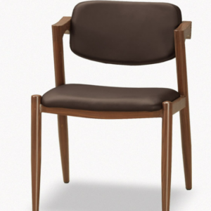 A1874-8 衛理餐椅 皮 五金腳 座高45公分