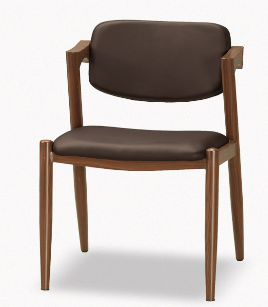 A1874-8 衛理餐椅 皮 五金腳 座高45公分