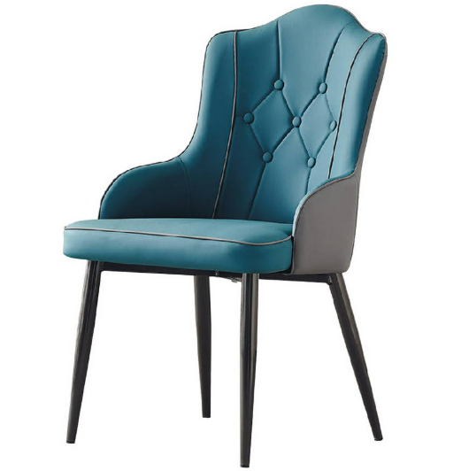 D818-3 布萊斯藍色餐椅 坐深48 x 高47 cm