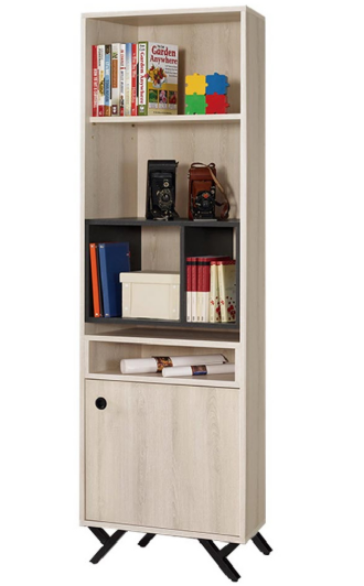 A1624-1 優娜2尺開門書櫥 附活動隔板*2