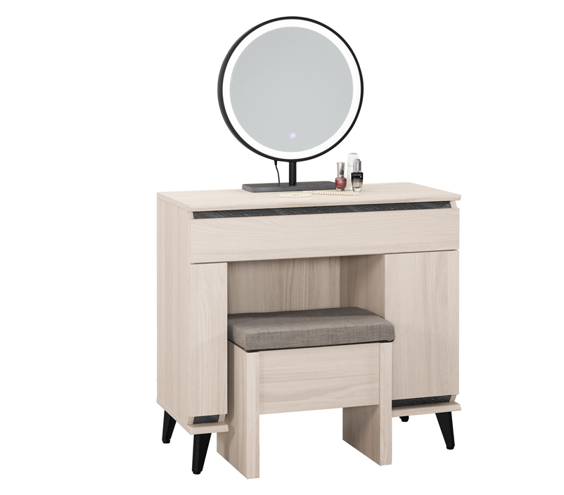 A1115-1 范德爾2.7尺化妝台 全組 鏡台 含椅