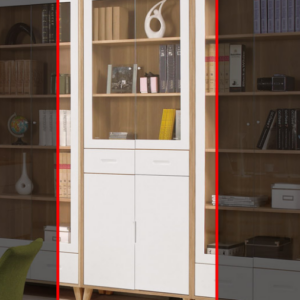 A1626-2 羅德尼2.6尺中抽書櫥 附活動隔板*3