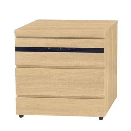 F158-2 玻璃梧桐床頭櫃