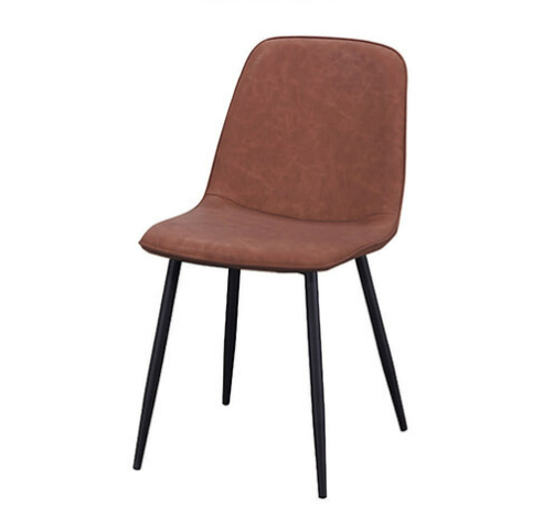 D823-5 奧力佛棕色餐椅  座深41座高49公分