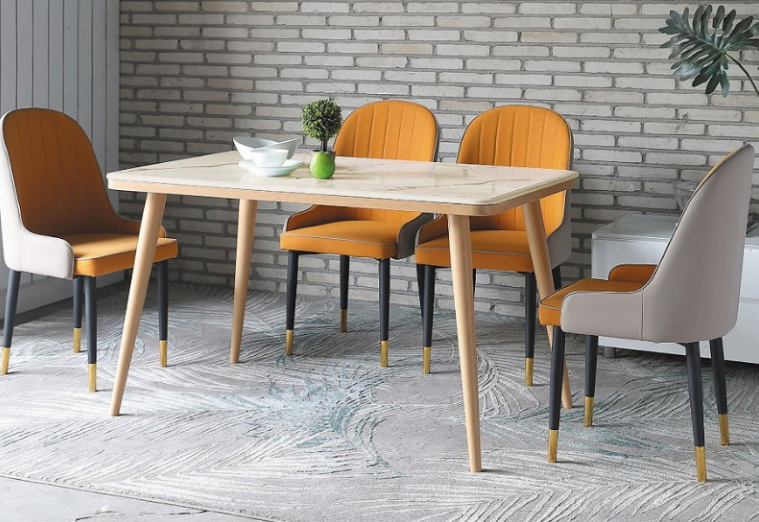 D824-5 米澤橡木色餐桌