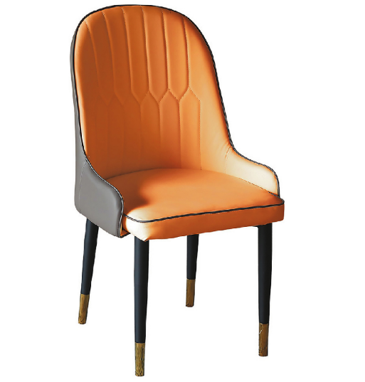 D824-6 黃灰色餐椅