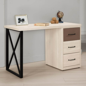 A1628-3 戴維斯4尺三抽書桌 可自行左右擺放