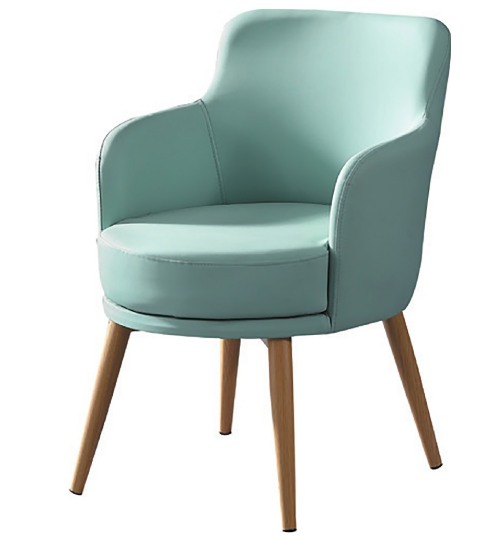 D825-2梵蒂淺木餐椅 藍色   坐深53 x 高49 cm