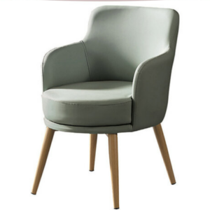 D825-3 梵蒂淺木餐椅 綠色 座深53座高49公分