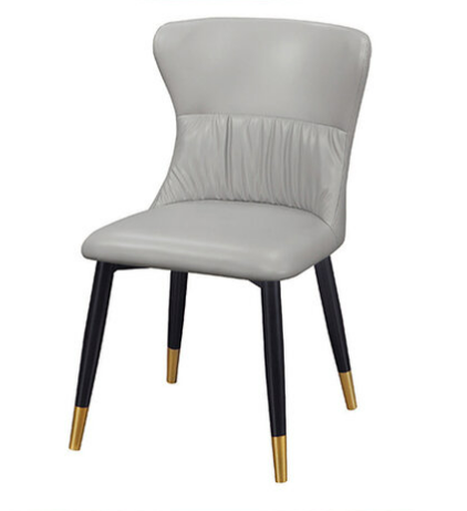 D826-4 哥倫布餐椅 淺灰 座深40座高46公分