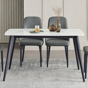 D827-1 盧森堡亮光岩板餐桌