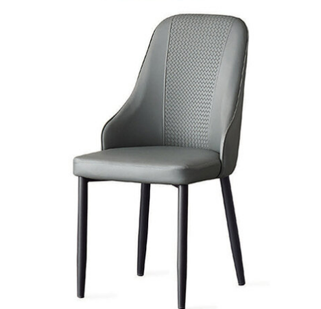 D827-2 湯瑪斯深灰餐椅 座深42座高45公分