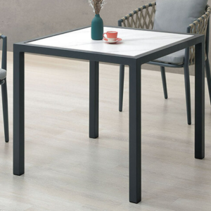 A236-02喬治亞戶外岩板方桌 深灰