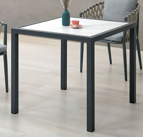 A236-02喬治亞戶外岩板方桌 深灰