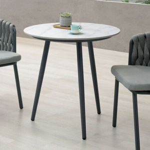 A236-04瑞絲戶外岩板圓桌 深灰