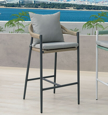 A236-05派克戶外吧台椅 深灰