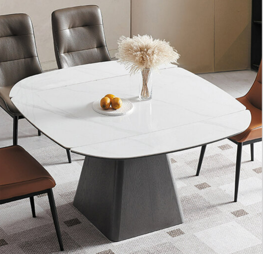 D828-5 金凱岩板拉合餐桌