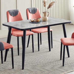 D829-4 法諾灰色岩板餐桌 9205-2號灰