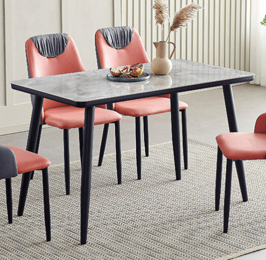 D829-4 法諾灰色岩板餐桌 9205-2號灰