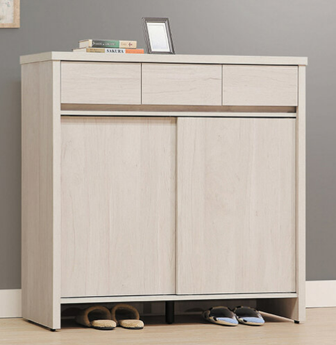 D545-4 淺白4尺鞋櫃