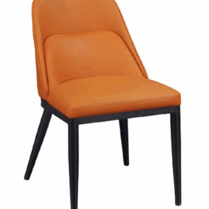 D830-2 蓋亞餐椅 橘色 座深39 座高48公分