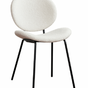 D831-2 納特白色布餐椅