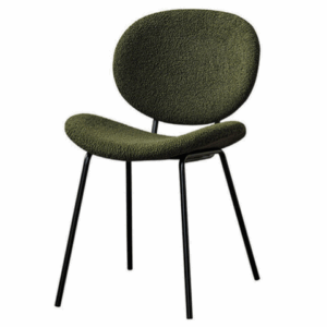 D831-8 納特綠色布餐椅