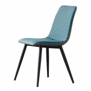 D832-6 索妮亞藍色餐椅 座深45座高39公分