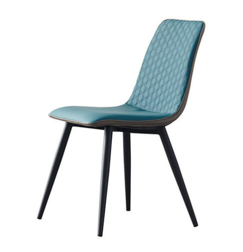 D832-6 索妮亞藍色餐椅 座深45座高39公分