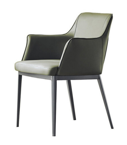 D833-4墨菲綠色休閒椅   座深46高47公分