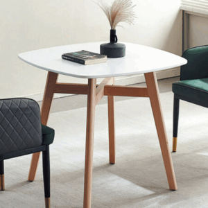 D832-7 愛德白色方桌