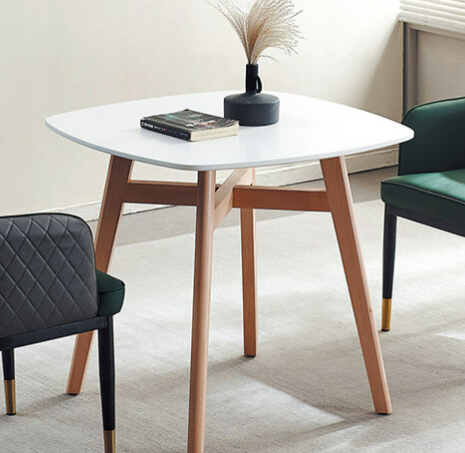 D832-7 愛德白色方桌