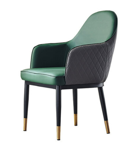 D832-8 格斯綠色休閒椅  座深48座高46公分