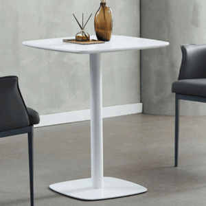 D833-7 諾頓白色馬肚方桌