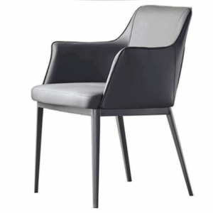 D833-8 墨菲灰色休閒椅 座深46 高47公分