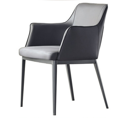 D833-8 墨菲灰色休閒椅 座深46 高47公分