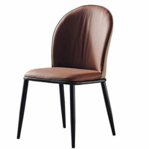 D834-10 歐姆橘色餐椅 座深45座高40公分