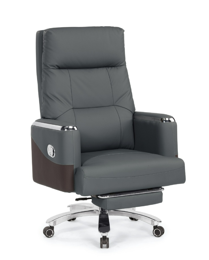 A1640-2 黛格納辦公椅 灰色 貓抓皮 扶手高69~75cm