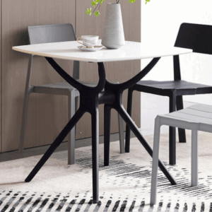 D836-2 凱瑟白色方桌