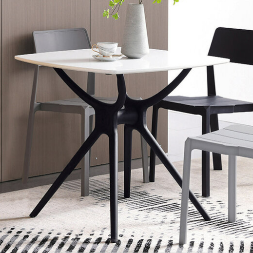 D836-2 凱瑟白色方桌