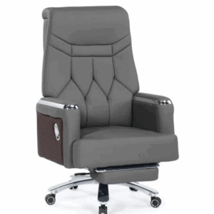 A1641-1 丹妮斯辦公椅 灰色 貓抓皮 扶手高68~74cm