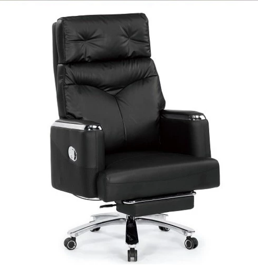 A1642-1 理查德辦公椅 黑色 貓抓皮 扶手高69~75公分