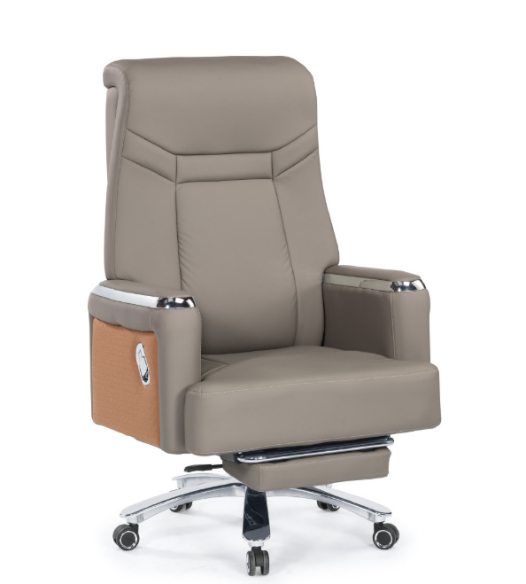 A1641-2 達莉絲辦公椅 米白色 貓抓皮 扶手高69~75cm