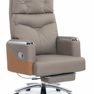 A1642-2 里查德辦公椅 米白色 貓抓皮 扶手高69~75cm