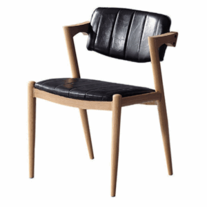 D840-1 森永曲柳黑色餐椅