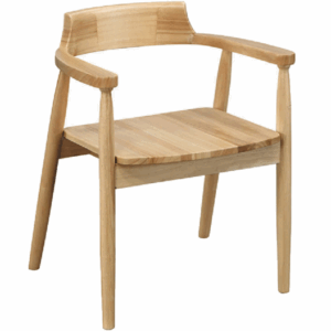 D840-3 凱希北歐實木扶手椅 原木色